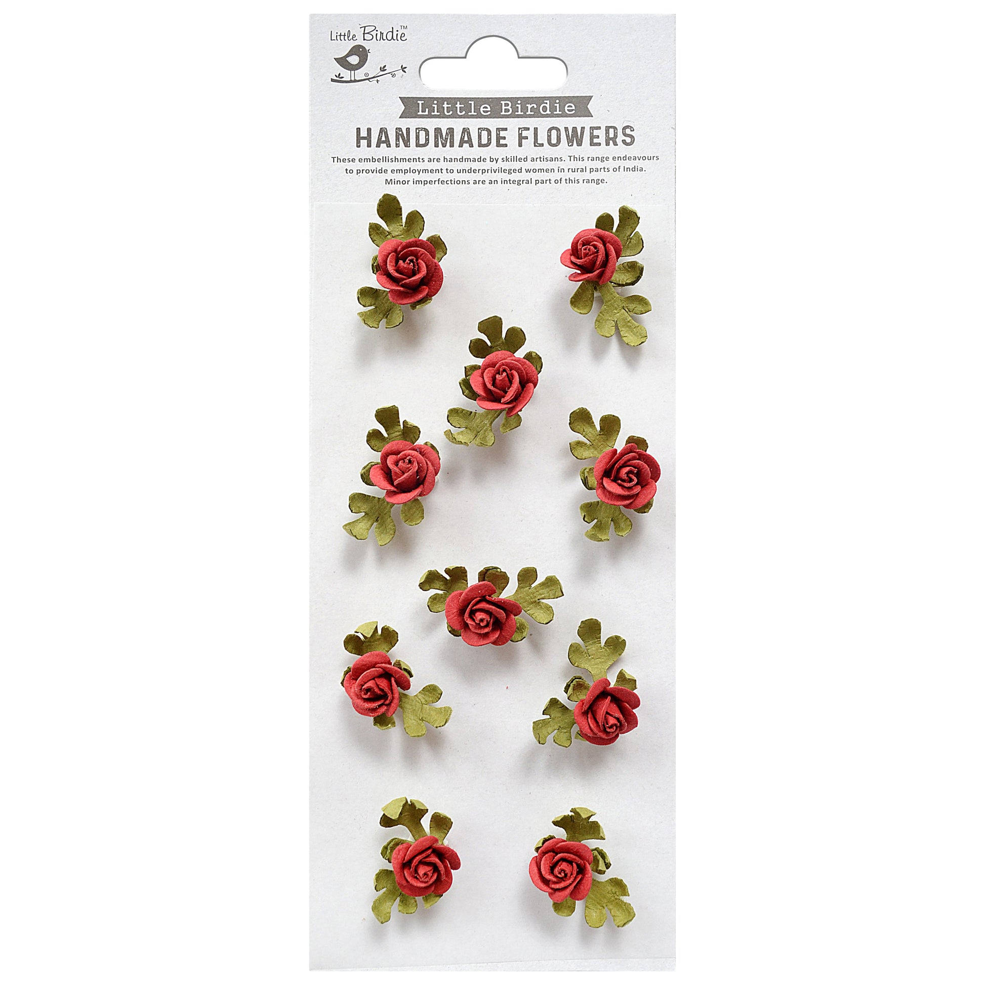 Petite Rose Paper Flowers from Little Birdie