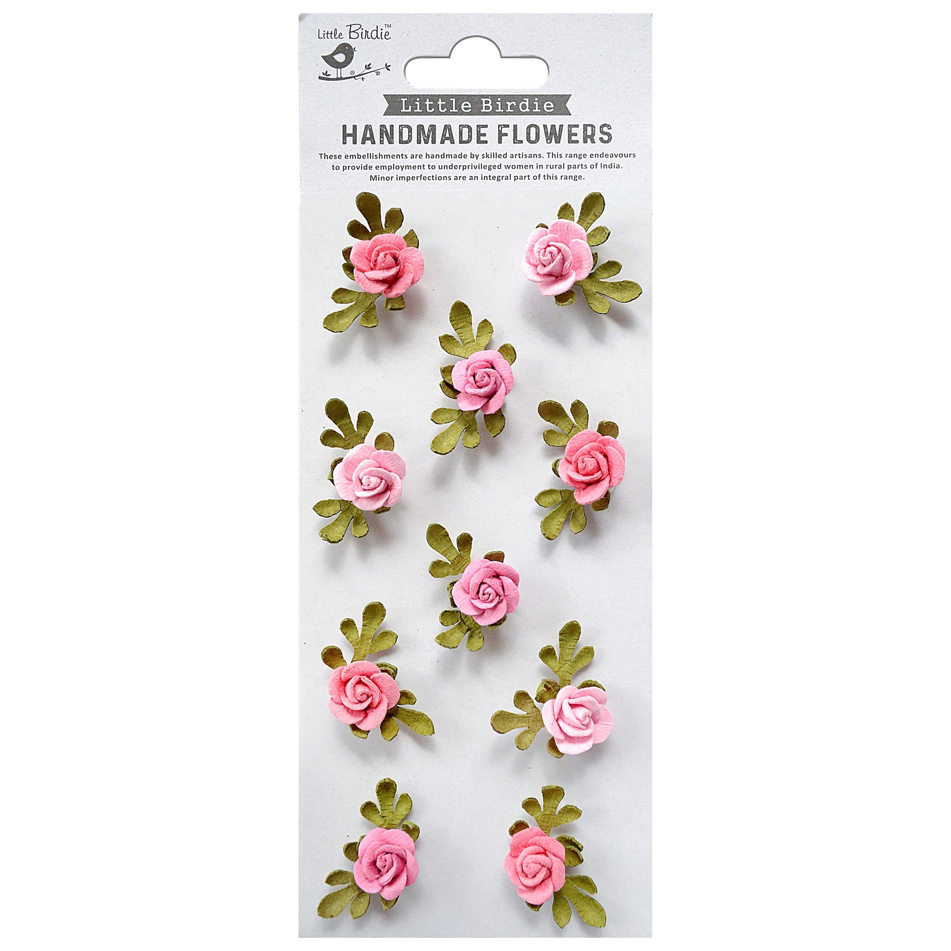Petite Rose Paper Flowers from Little Birdie