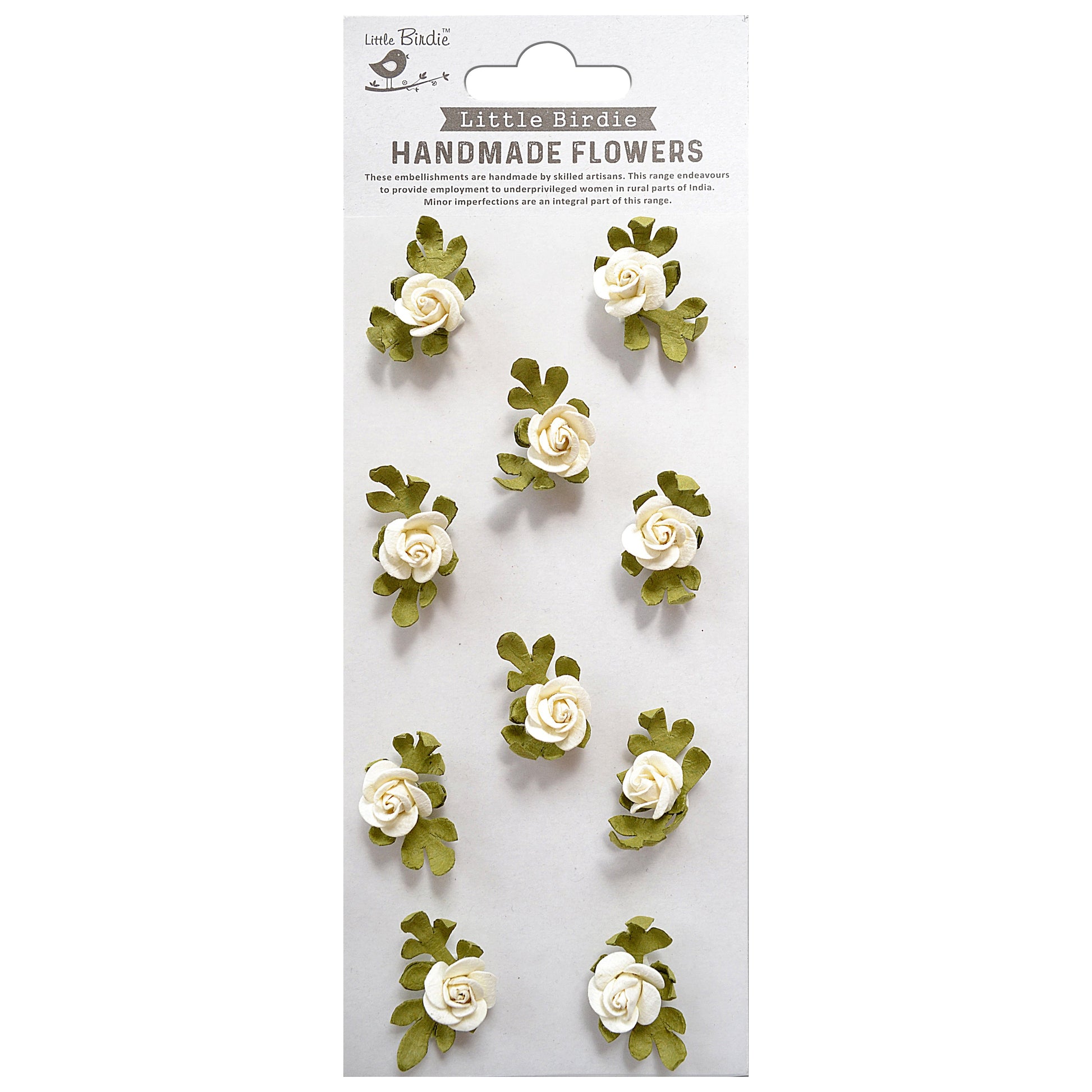Petite Rose Paper Flowers from Little Birdie