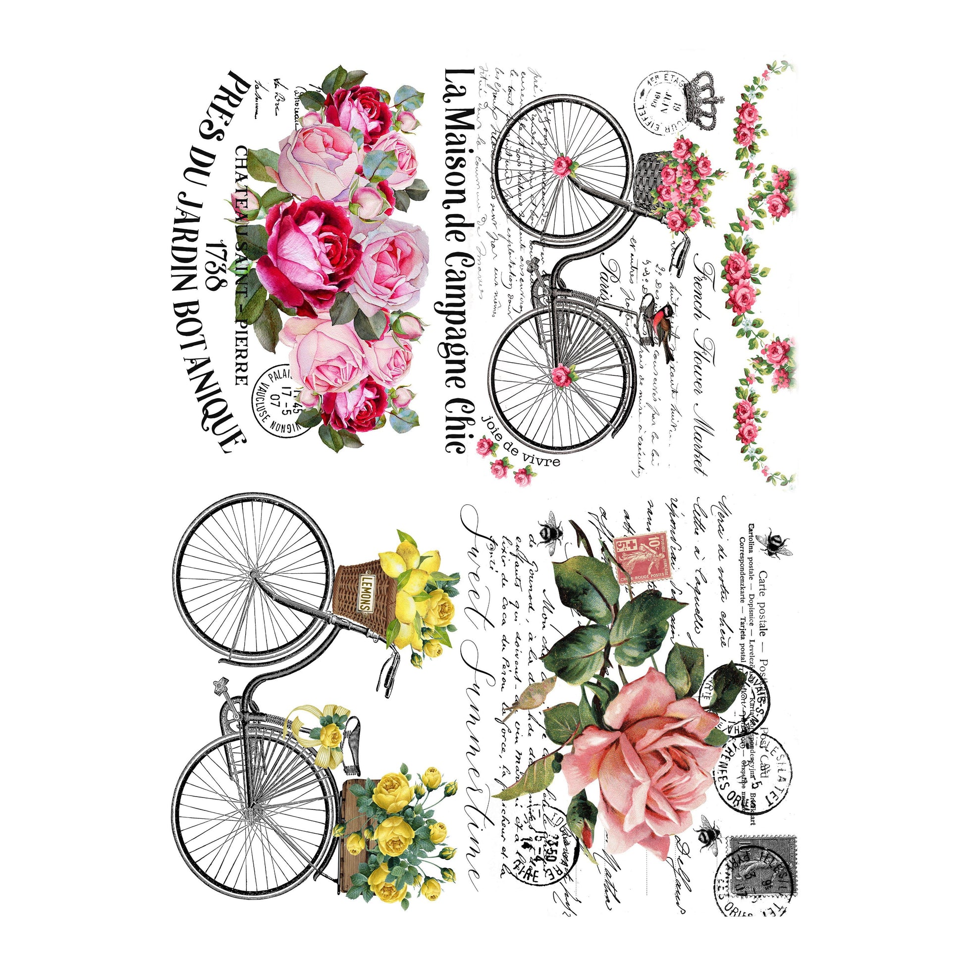 Decorative Transfer Sheet from Little Birdie
