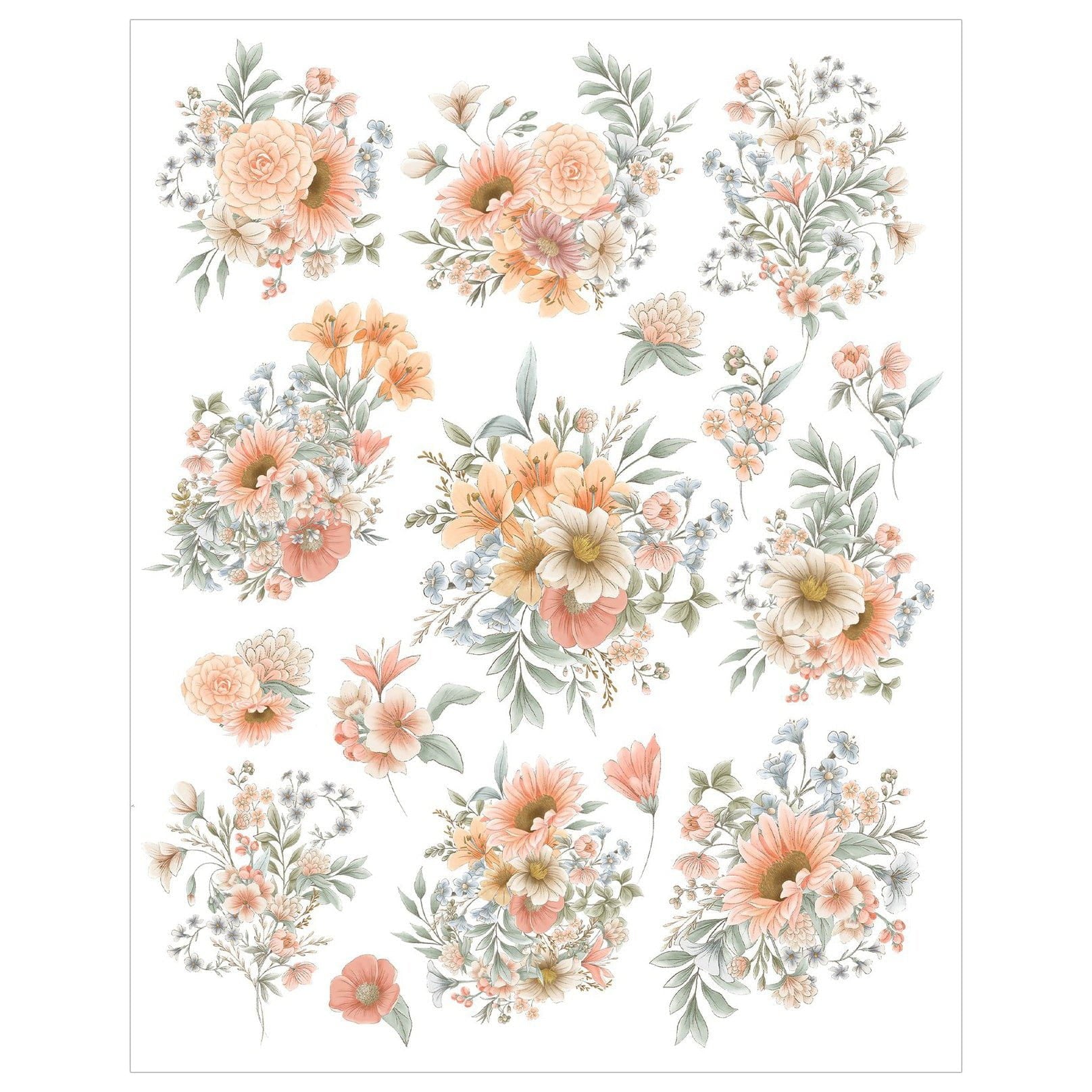 Decorative Transfer Sheet from Little Birdie