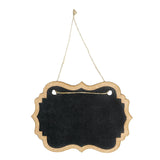 Load image into Gallery viewer, Hanging Mini Chalkboard Sign 2/Pkg Ornate Braces