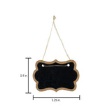 Load image into Gallery viewer, Hanging Mini Chalkboard Sign 2/Pkg Scalloped Oval