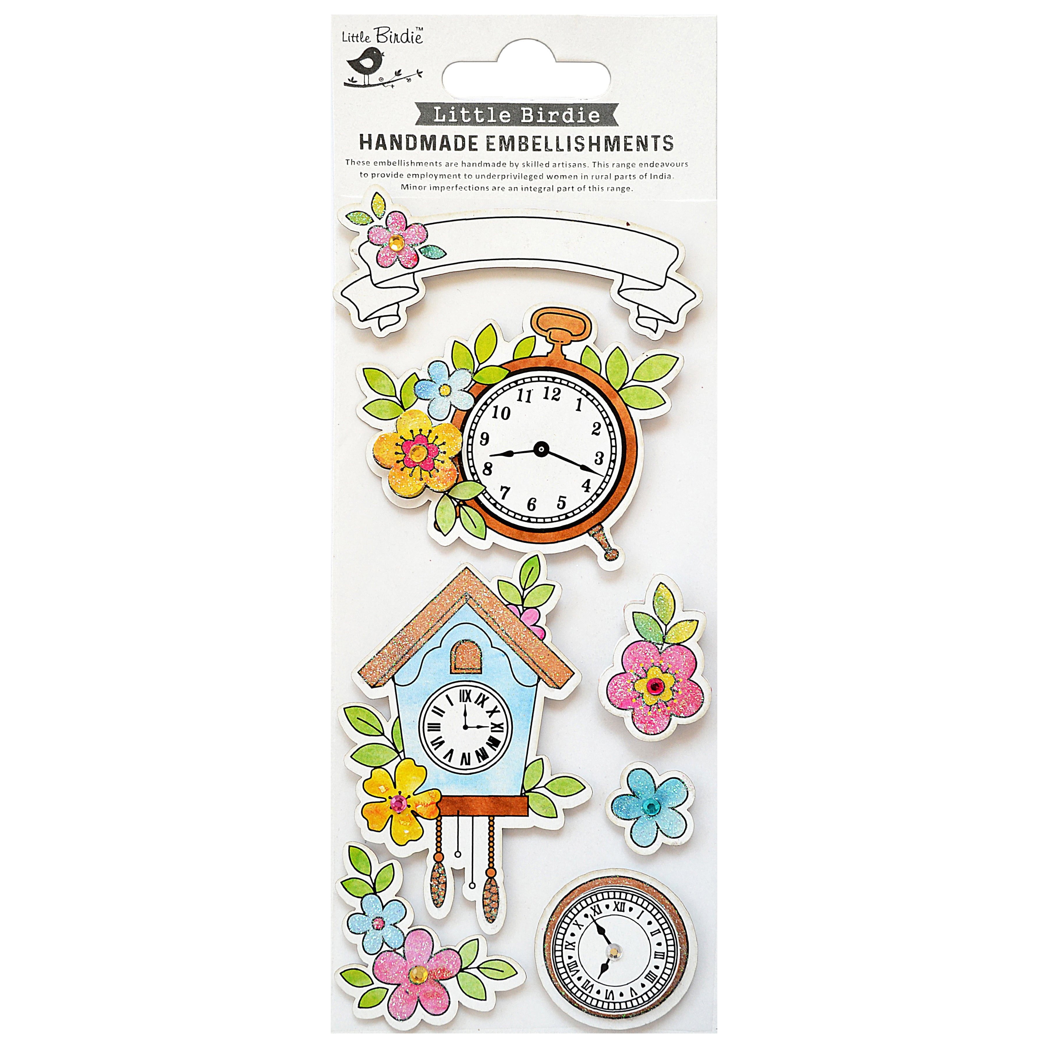 Clock Stickers from Little Birdie