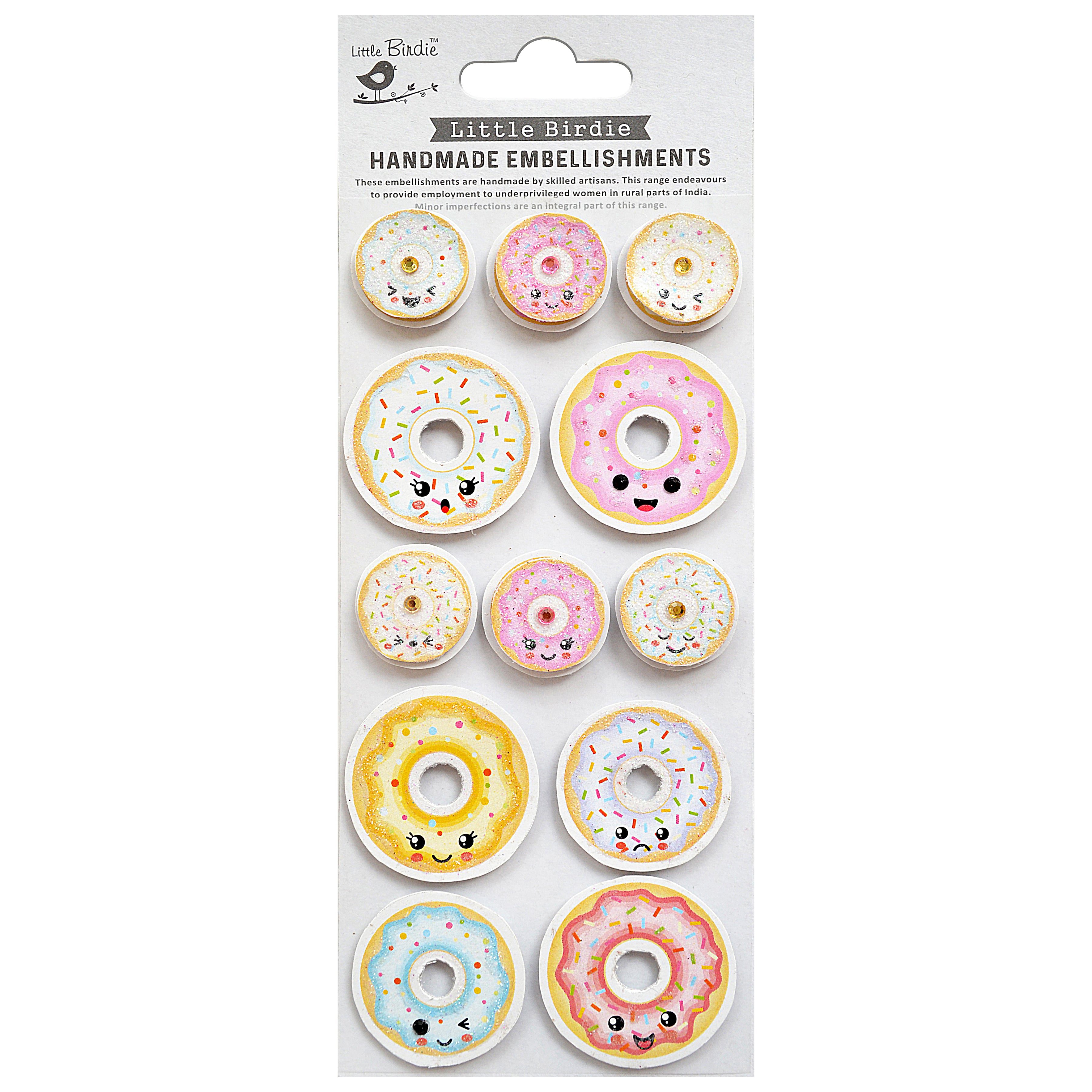 Food and Candy Themed Embellishment Stickers from Little Birdie