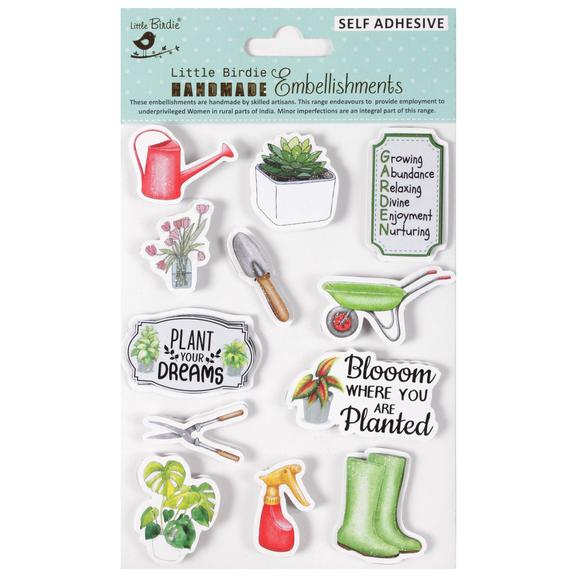 Plant & Flower Stickers from Little Birdie