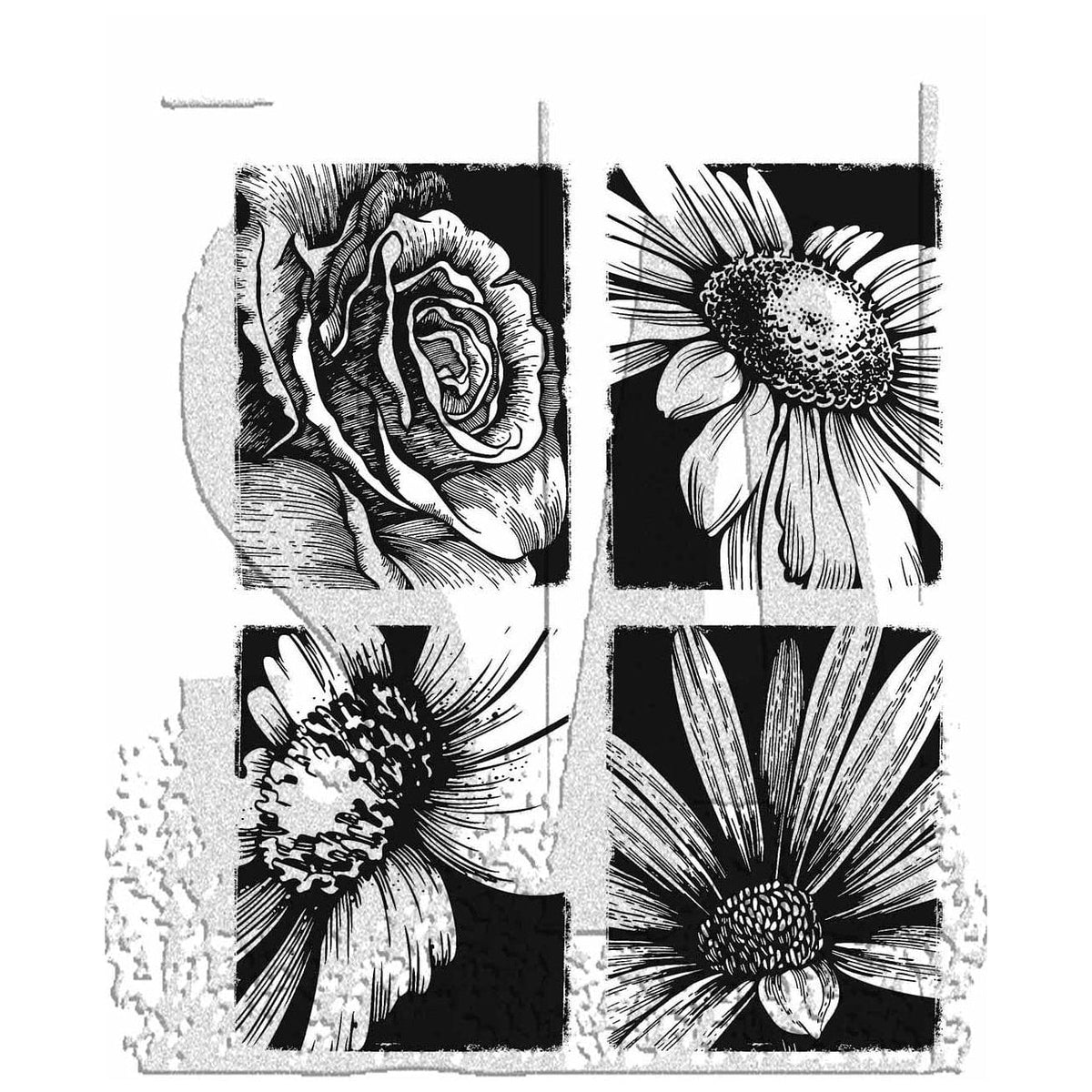 Tim Holtz Cling Stamps - Flowers, Leaves & Botanicals