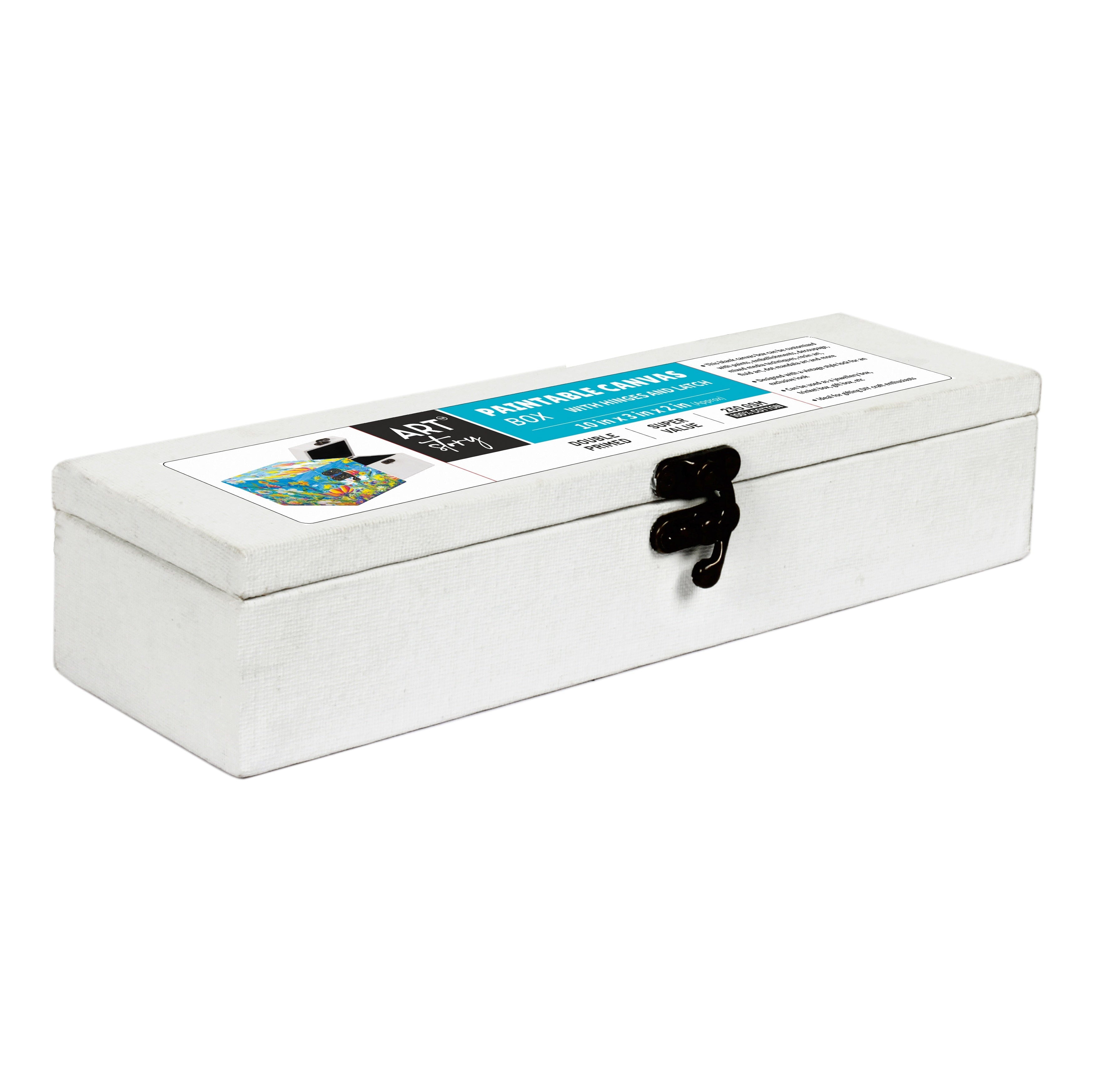 Customizable Canvas & MDF Box with Latch