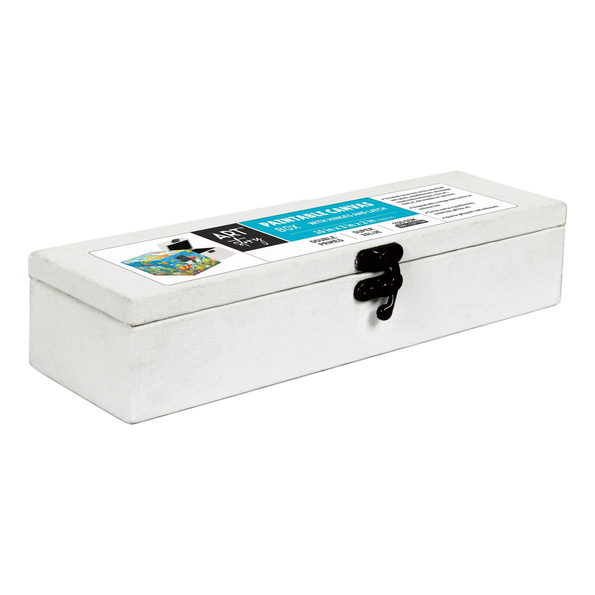 Customizable Canvas & MDF Box with Latch