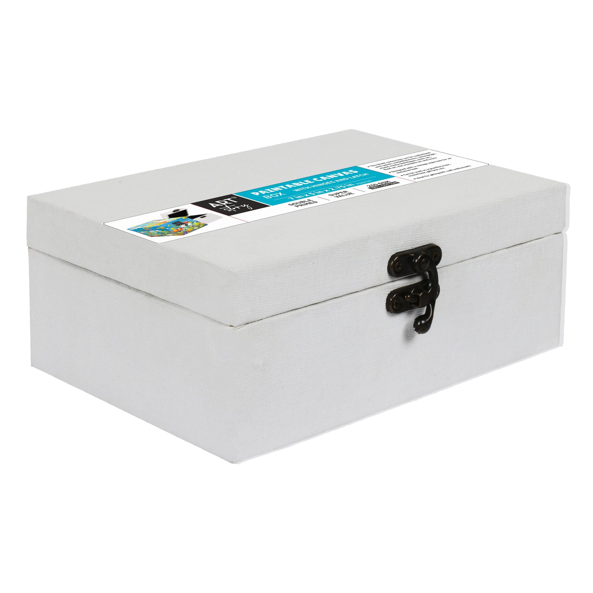 Customizable Canvas & MDF Box with Latch