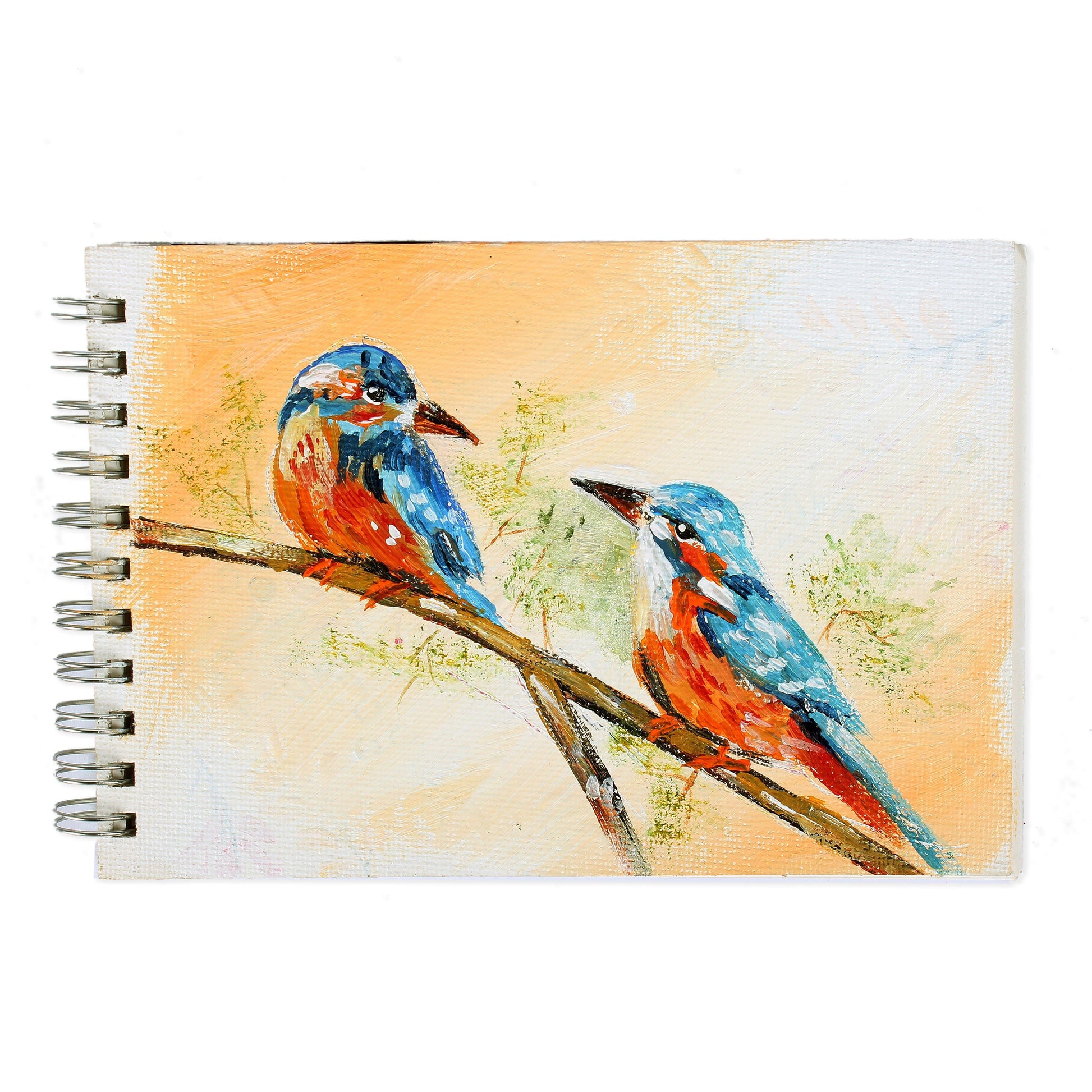 Customizable Canvas Cover Art Notebook from Little Birdie