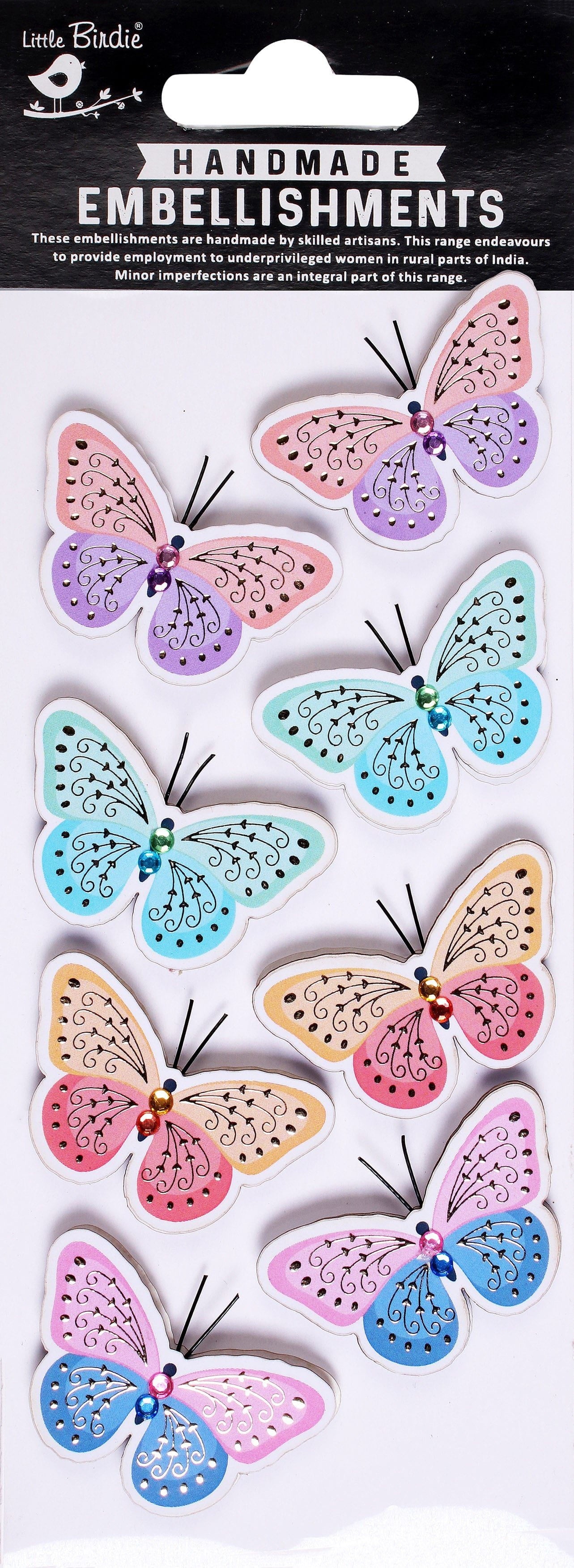 Butterfly Stickers from Little Birdie