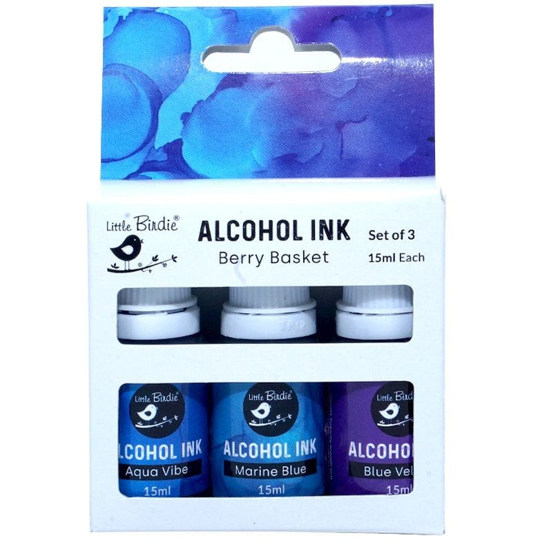 Little Birdie Alcohol Ink, Set of 3