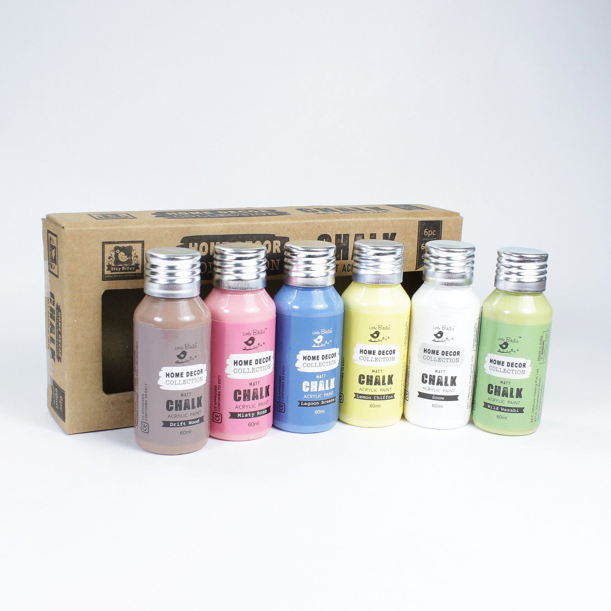 Matte Acrylic Chalk Paint Sets from Little Birdie