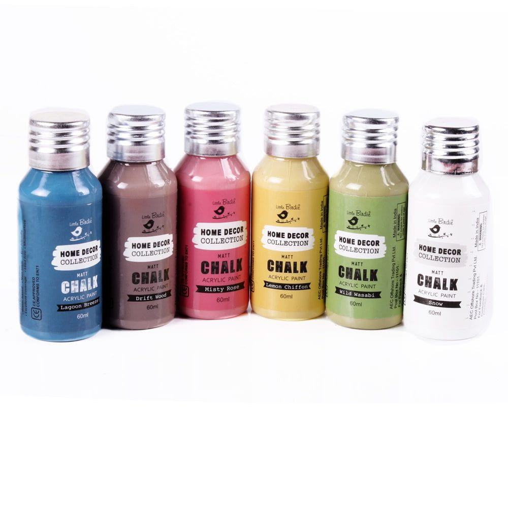 Matte Acrylic Chalk Paint Sets from Little Birdie