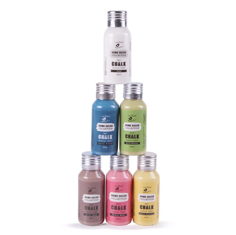 Matte Acrylic Chalk Paint Sets from Little Birdie