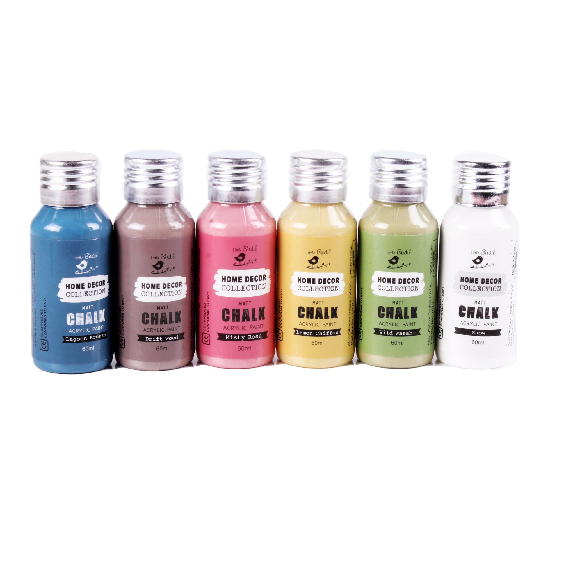 Matte Acrylic Chalk Paint Sets from Little Birdie