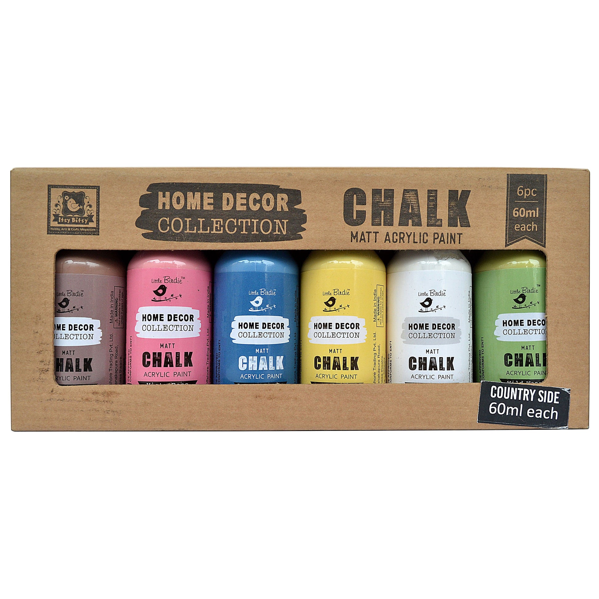 Matte Acrylic Chalk Paint Sets from Little Birdie