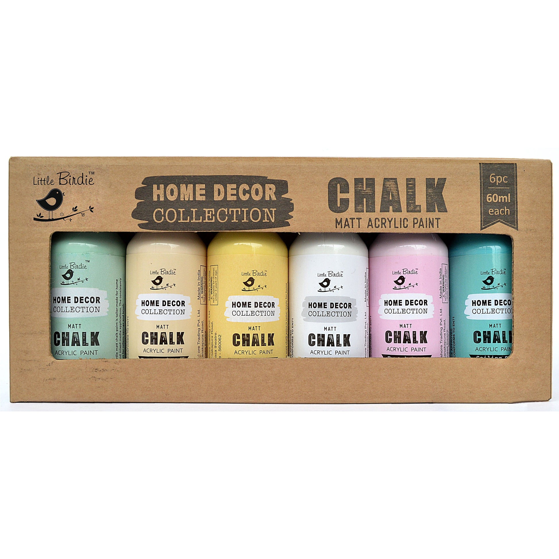 Matte Acrylic Chalk Paint Sets from Little Birdie