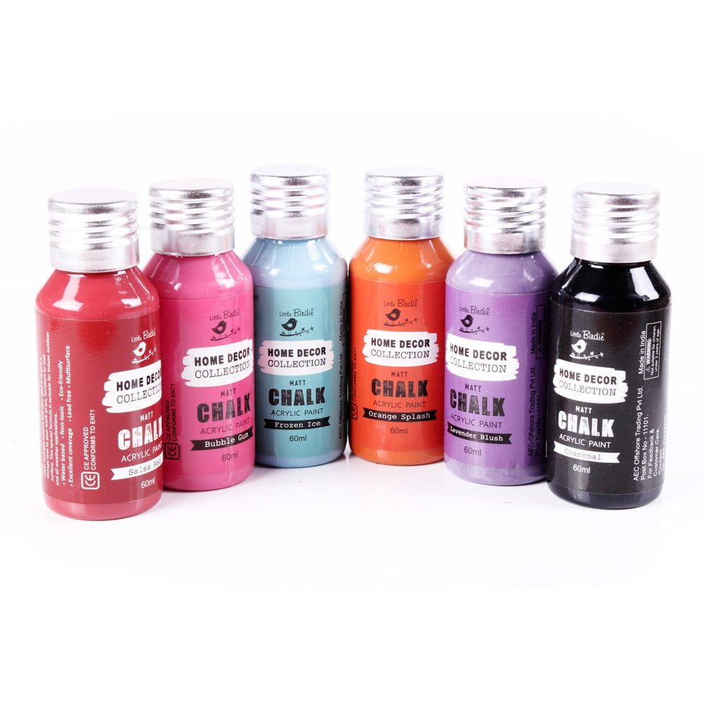 Matte Acrylic Chalk Paint Sets from Little Birdie