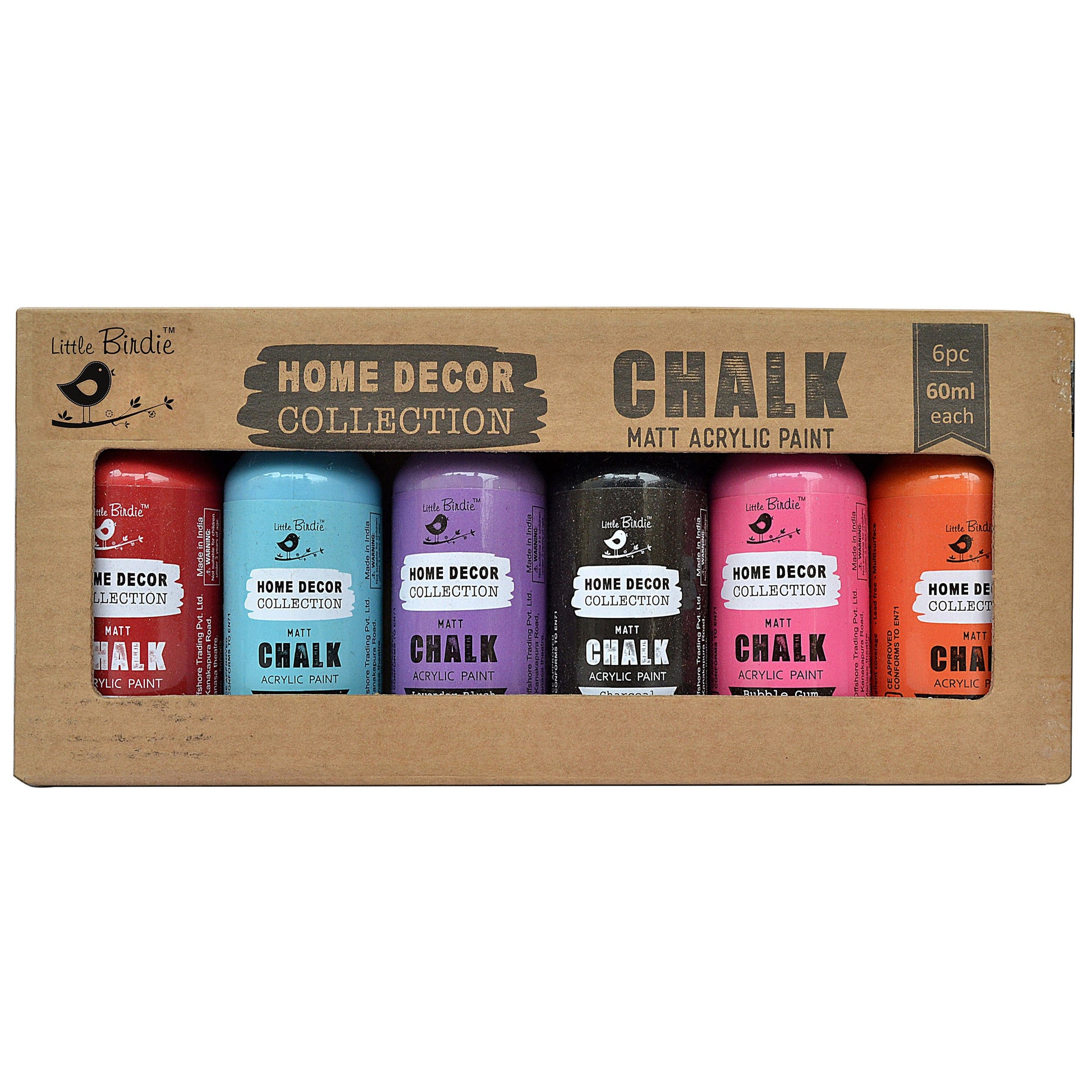 Matte Acrylic Chalk Paint Sets from Little Birdie