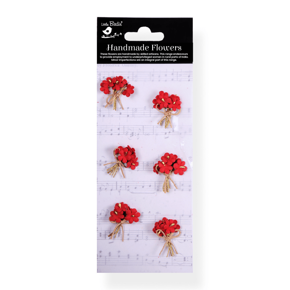 Mini Paper Flower Bouquets from Little Birdie