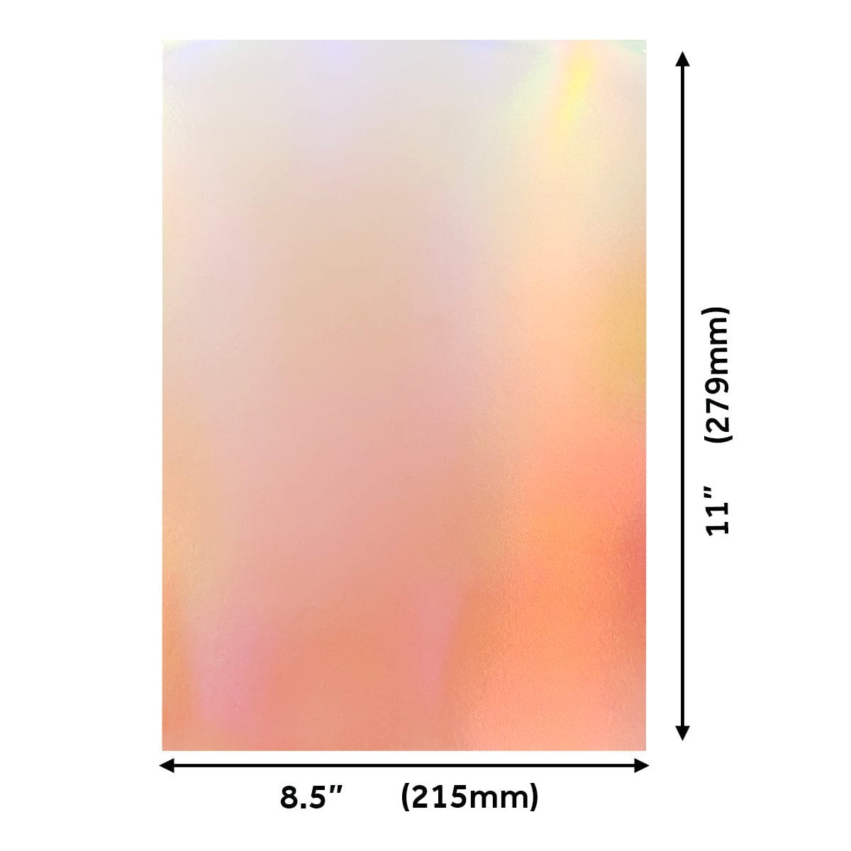 Craft Perfect 8.5x11 Iridescent Mirror Cardstock Pack