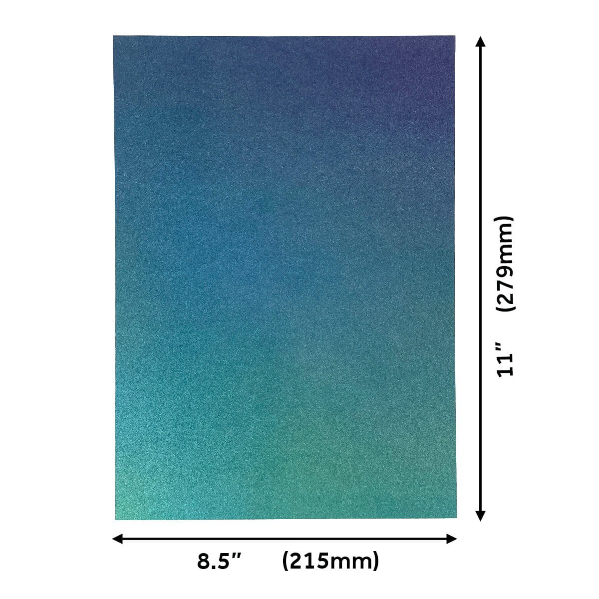 Craft Perfect Glitter Ombre Cardstock Pack