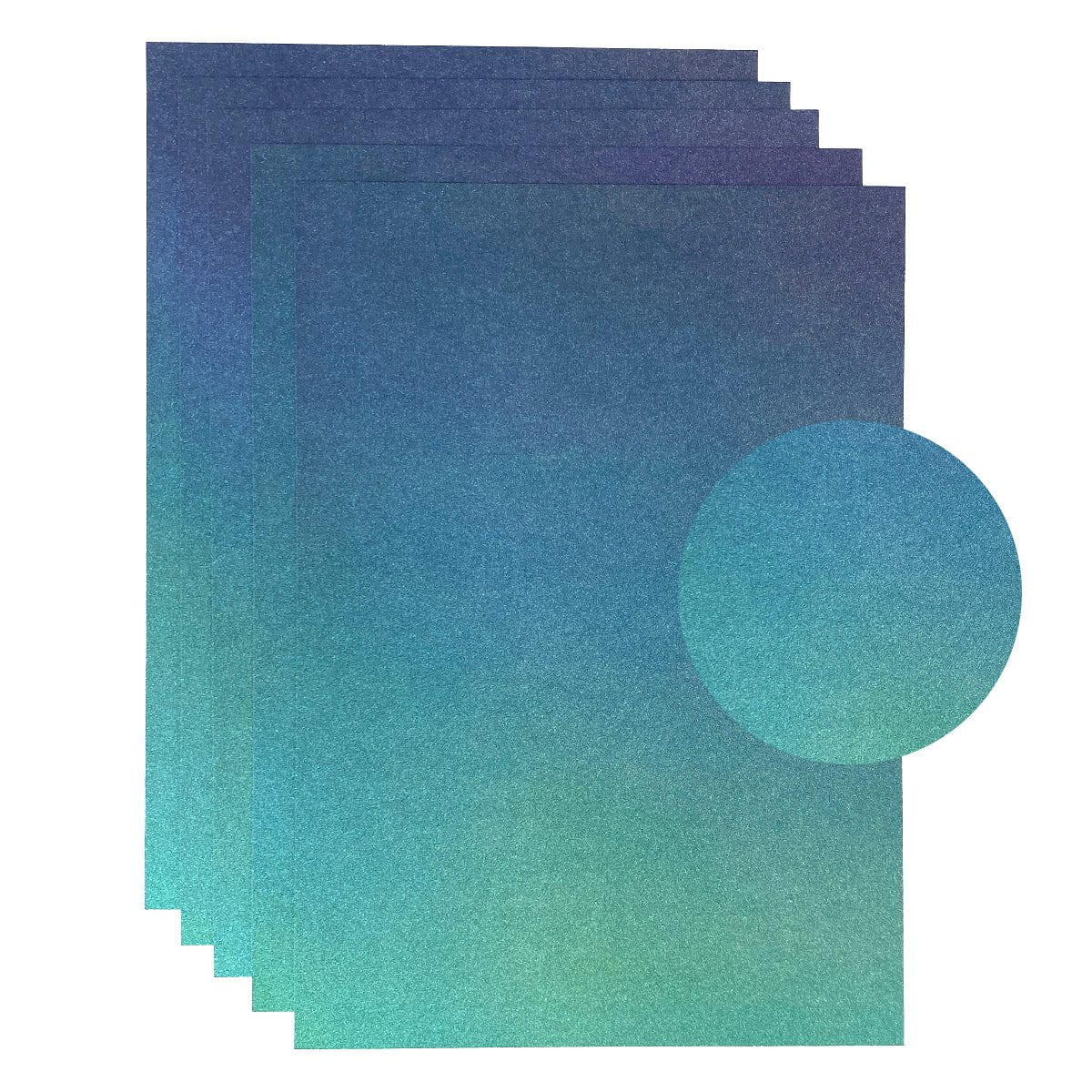 Craft Perfect Glitter Ombre Cardstock Pack