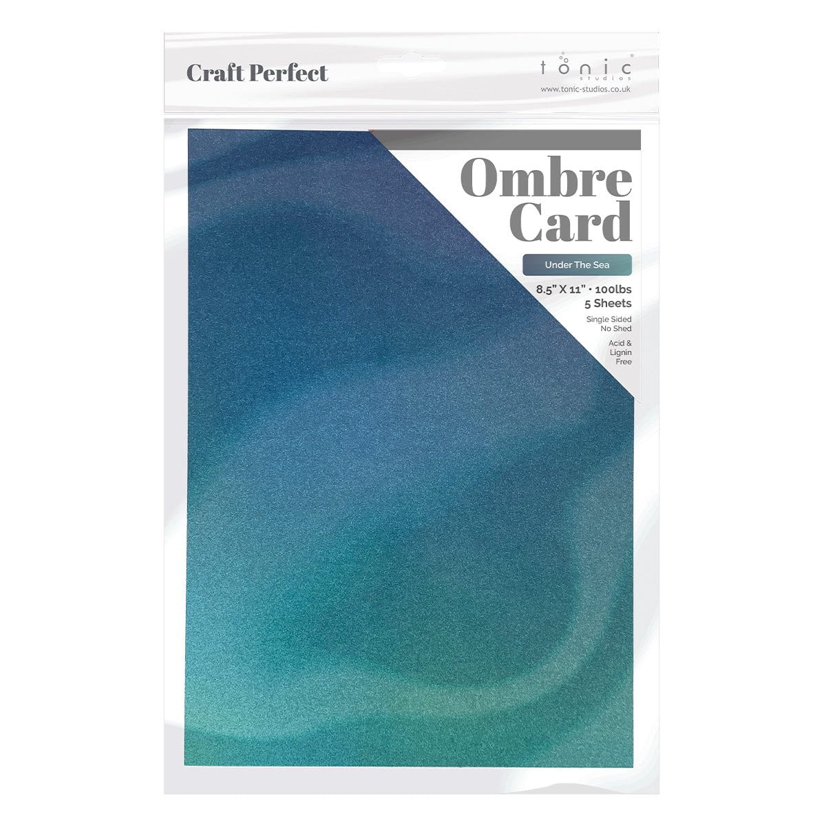 Craft Perfect Glitter Ombre Cardstock Pack