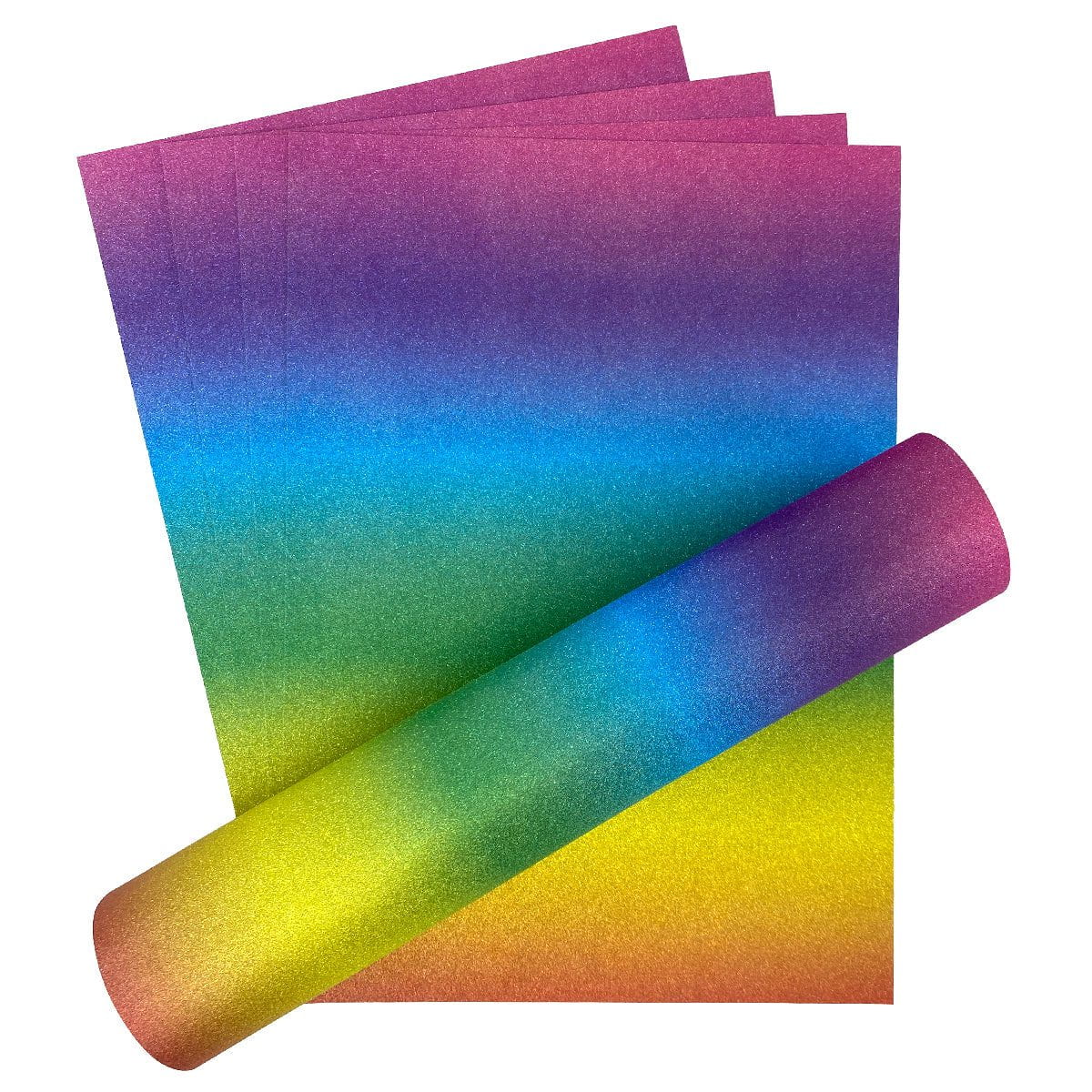 Craft Perfect Glitter Ombre Cardstock Pack