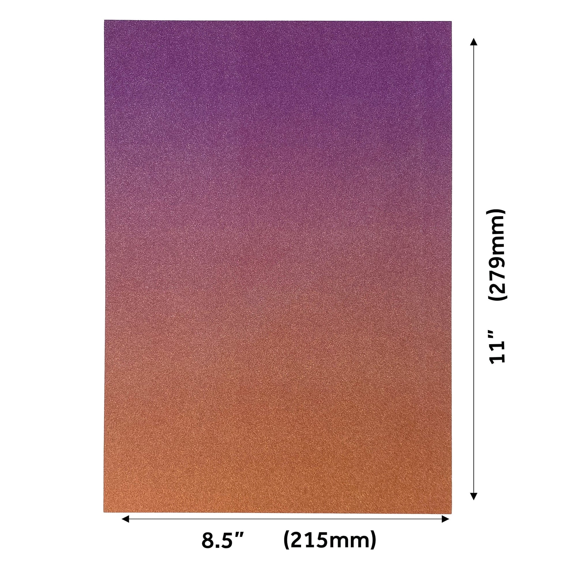 Craft Perfect Glitter Ombre Cardstock Pack