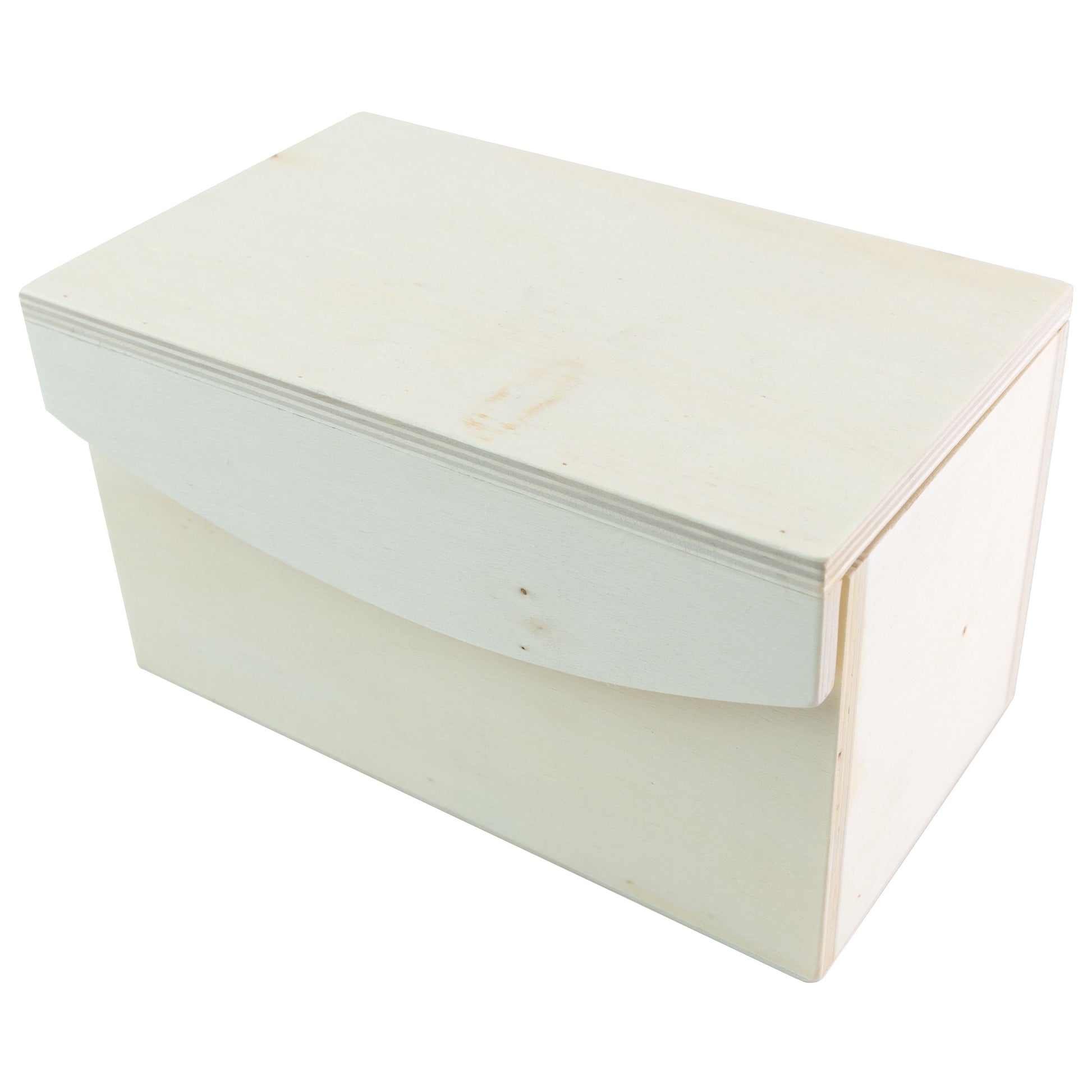 Unfinished Wood Foldover Storage Boxes from CousinDIY