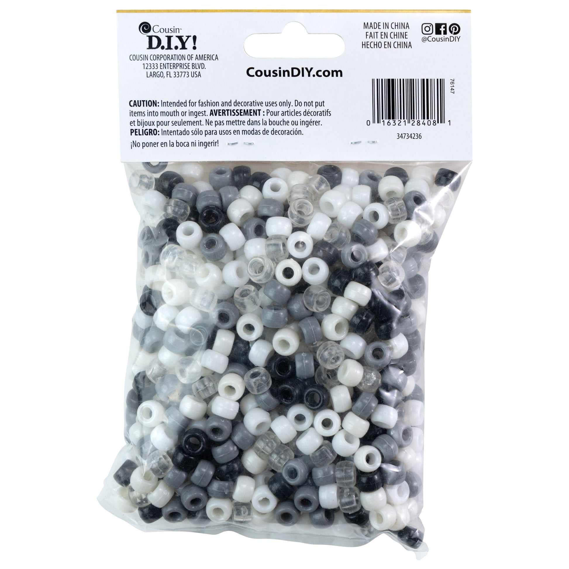 CousinDIY Pony Beads for Crafts and Jewelry