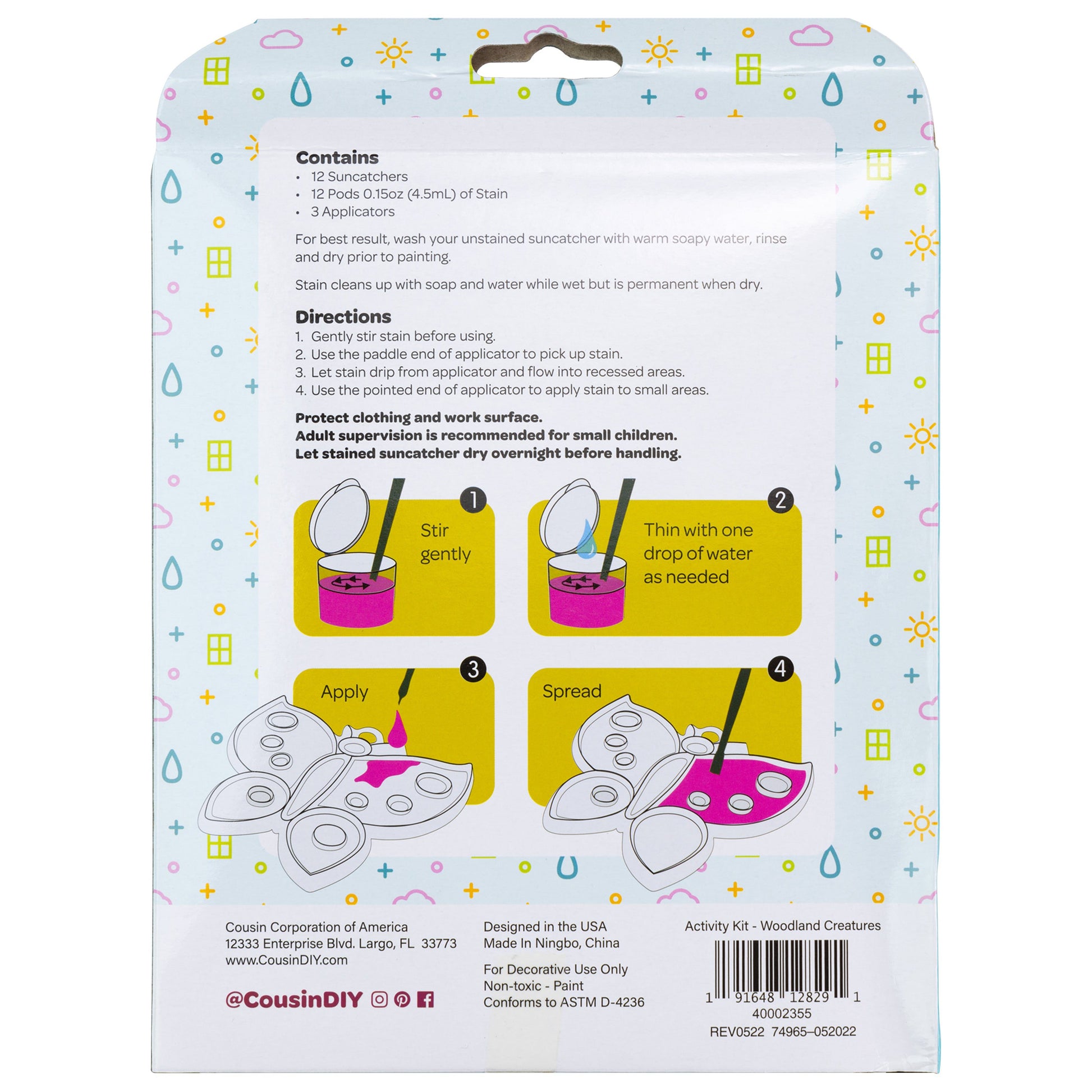 CousinDIY Painted Suncatcher Kits