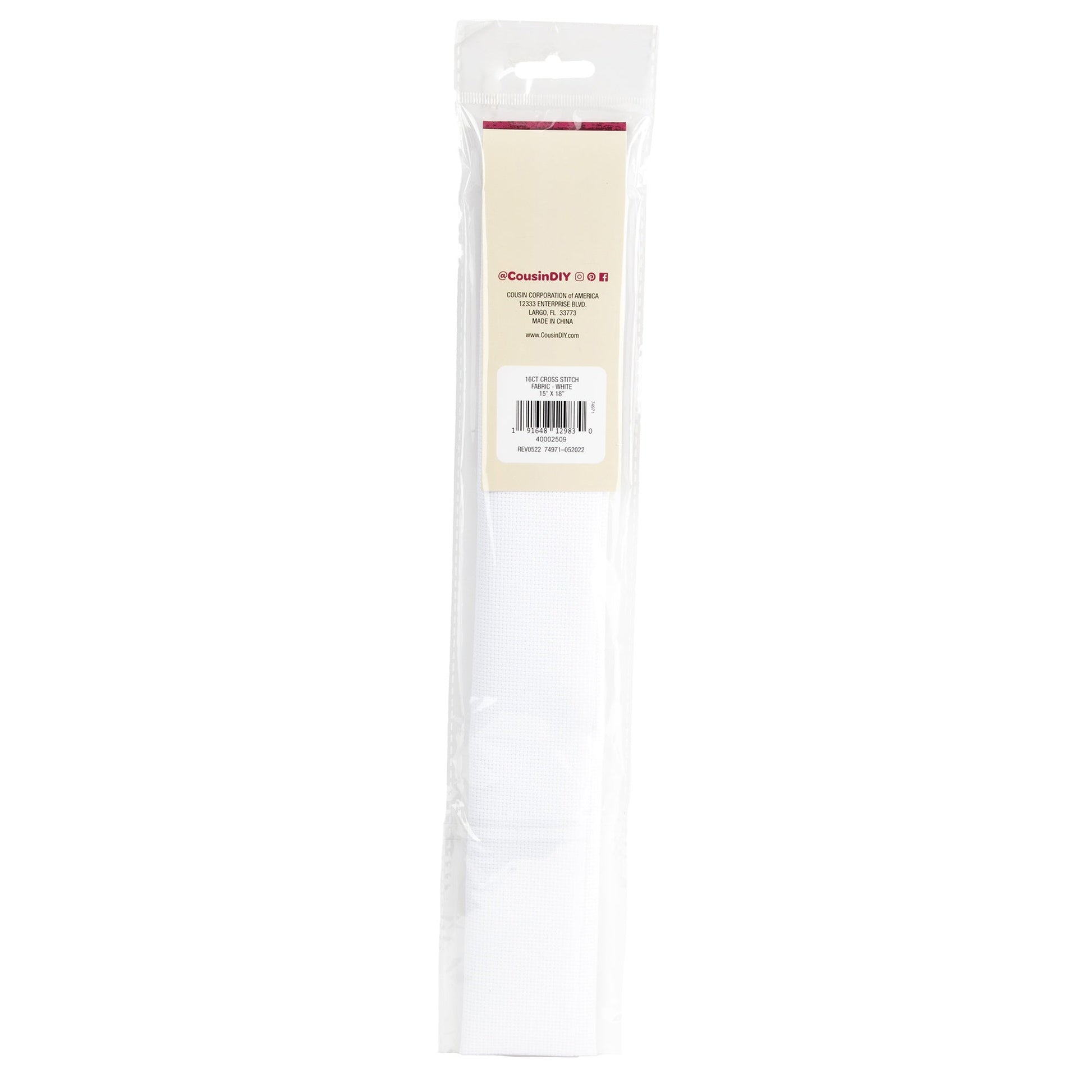16 Count White Aida Fabric from CousinDIY