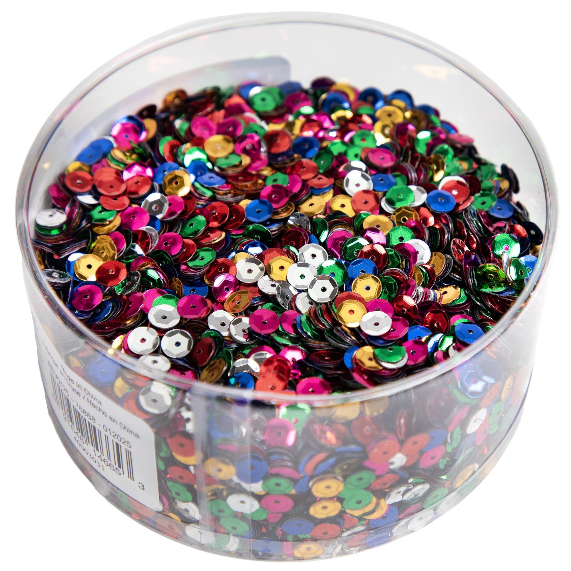 CousinDIY Sequin Tub - Bright Colors, 195g