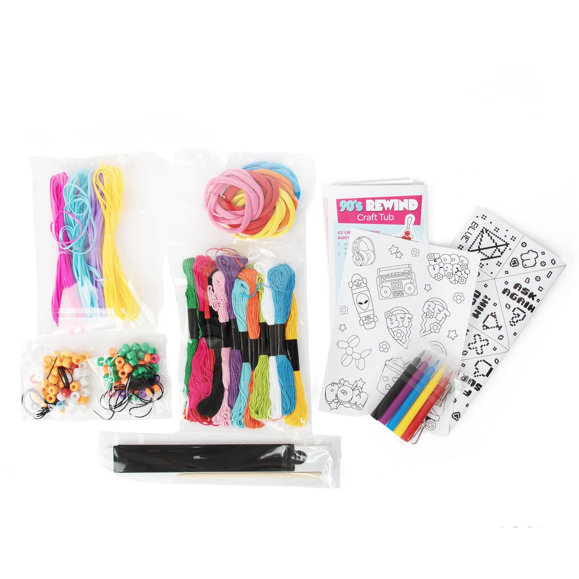 CousinDIY 90's Rewind Craft Box with 9 Retro Projects