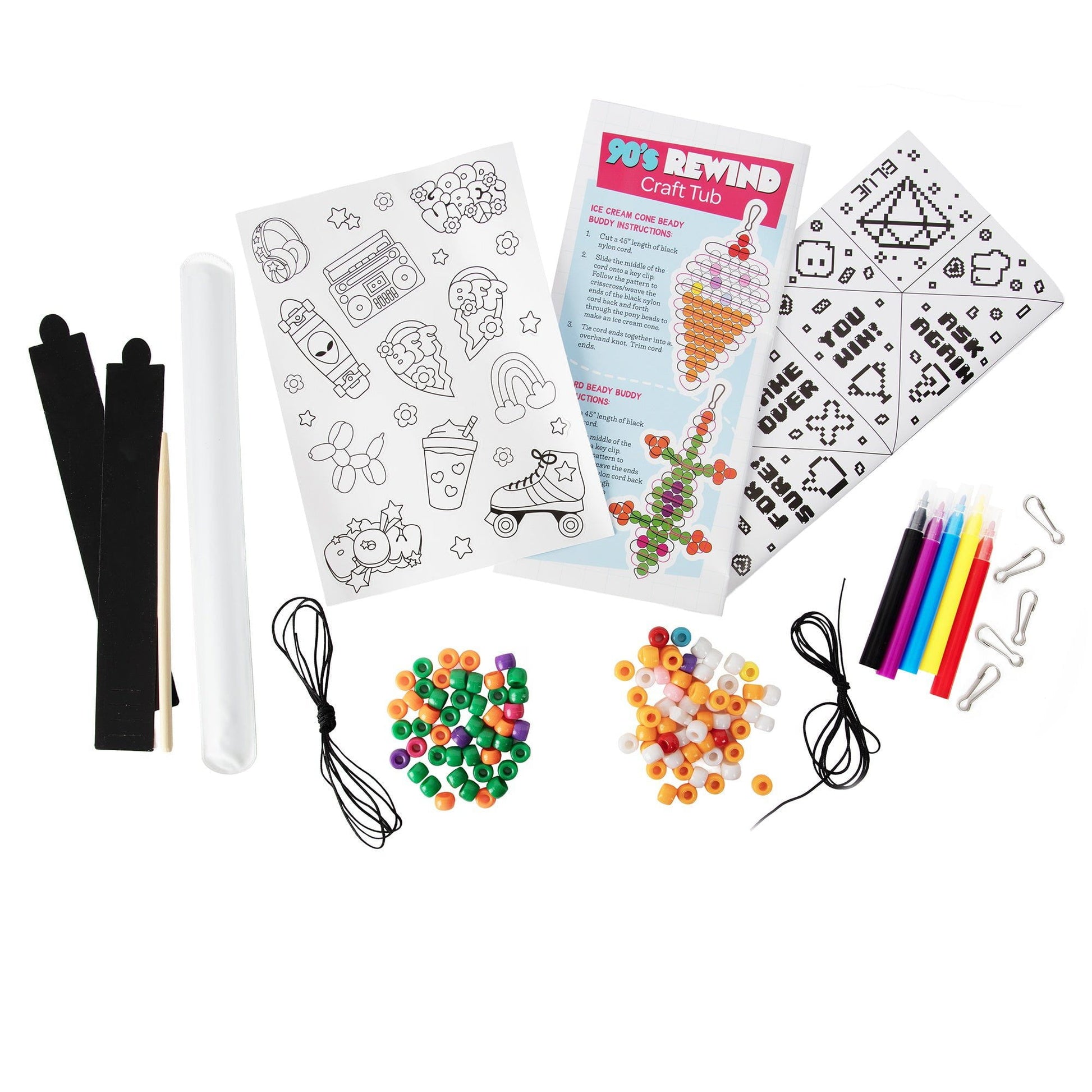 CousinDIY 90's Rewind Craft Box with 9 Retro Projects