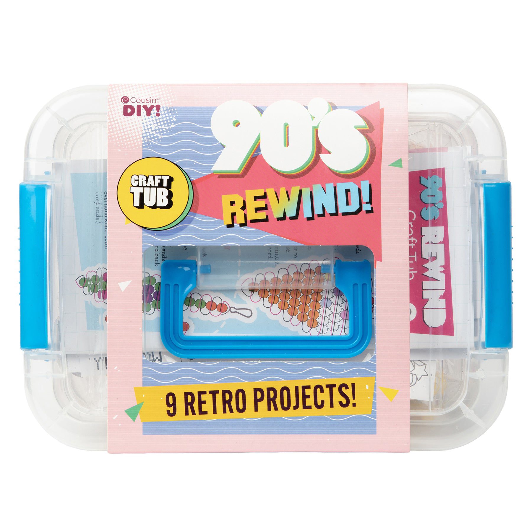 CousinDIY 90's Rewind Craft Box with 9 Retro Projects