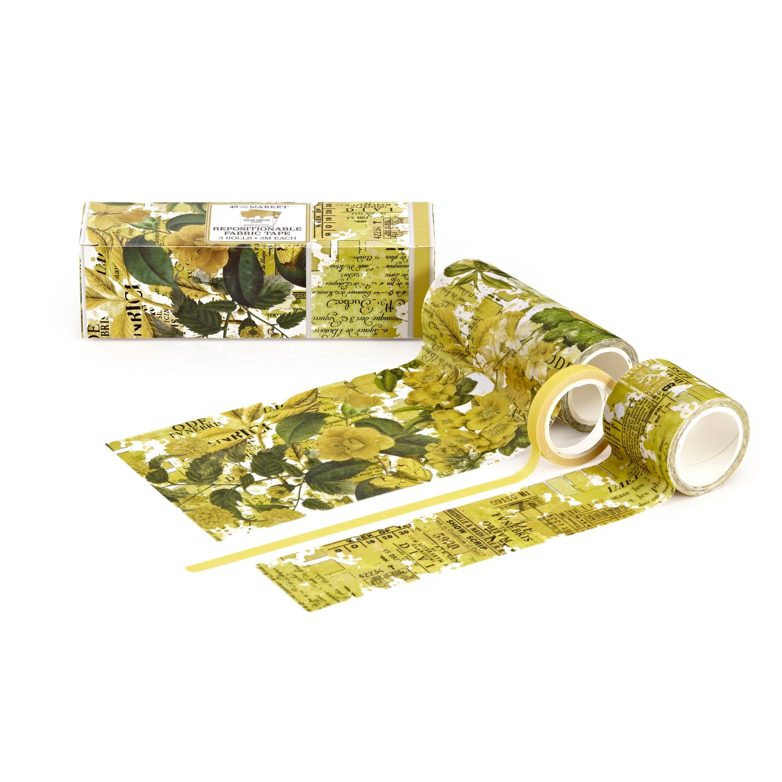 49 and Market Repositionable Fabric Tape Rolls
