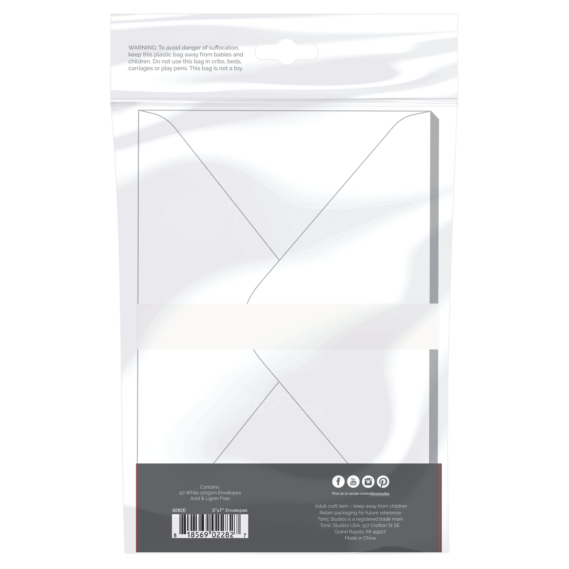 Craft Perfect Blank Envelopes - White