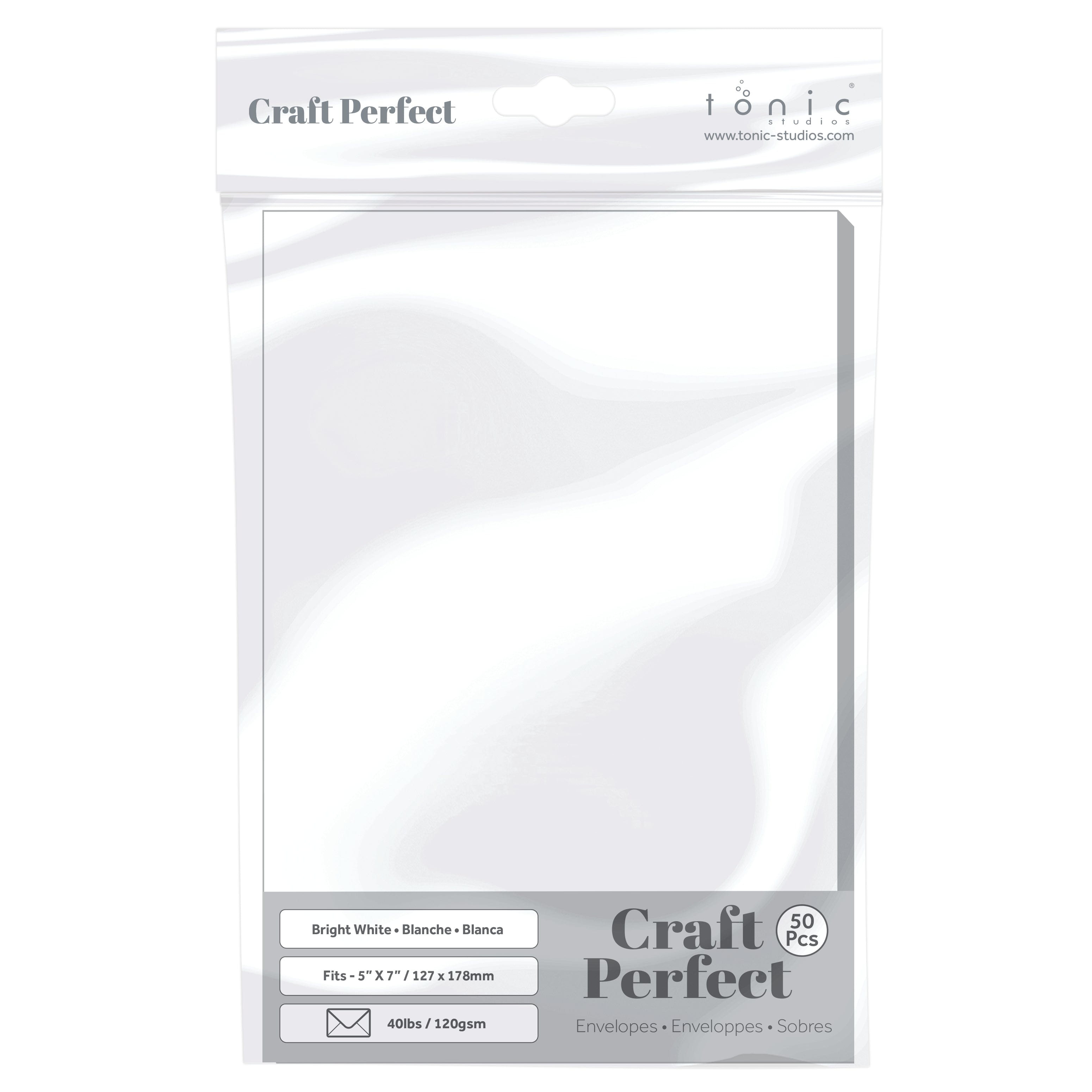 Craft Perfect Blank Envelopes - White