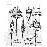Load image into Gallery viewer, Tim Holtz Cling Stamps - Sentiments &amp; Phrases