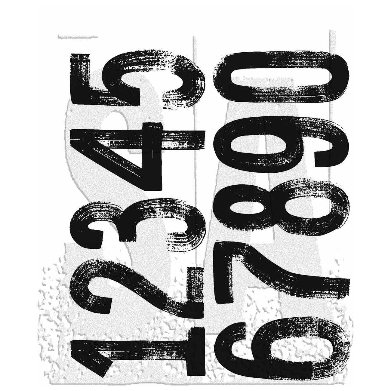 Tim Holtz Cling Stamps - Letters & Numbers
