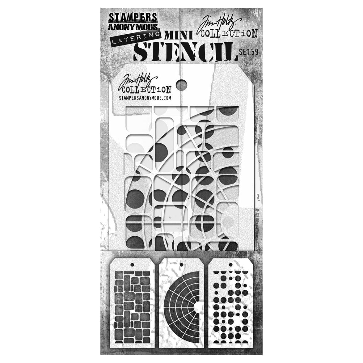 Tim Holtz Mini Layered Stencil Sets from Stampers Anonymous