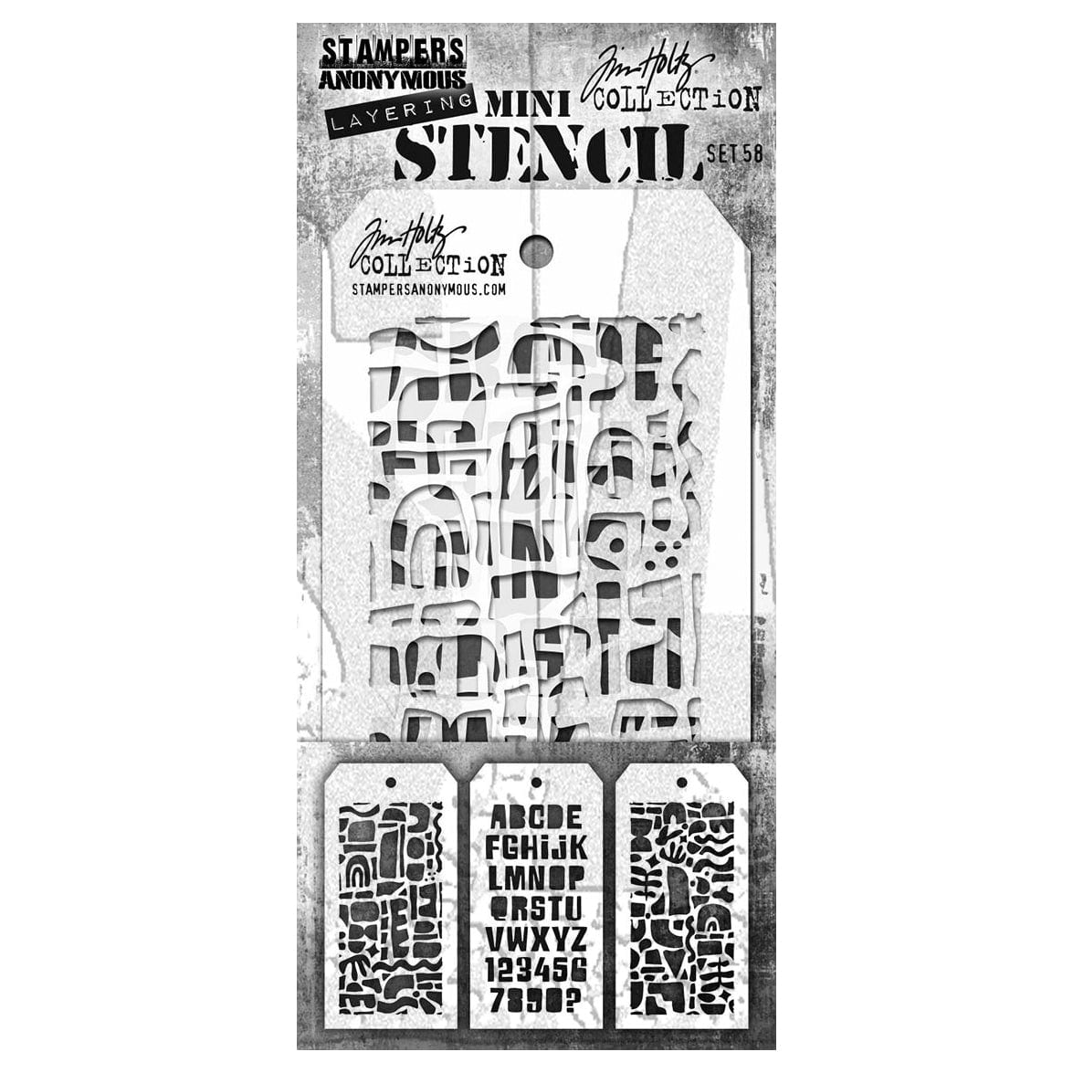 Tim Holtz Mini Layered Stencil Sets from Stampers Anonymous