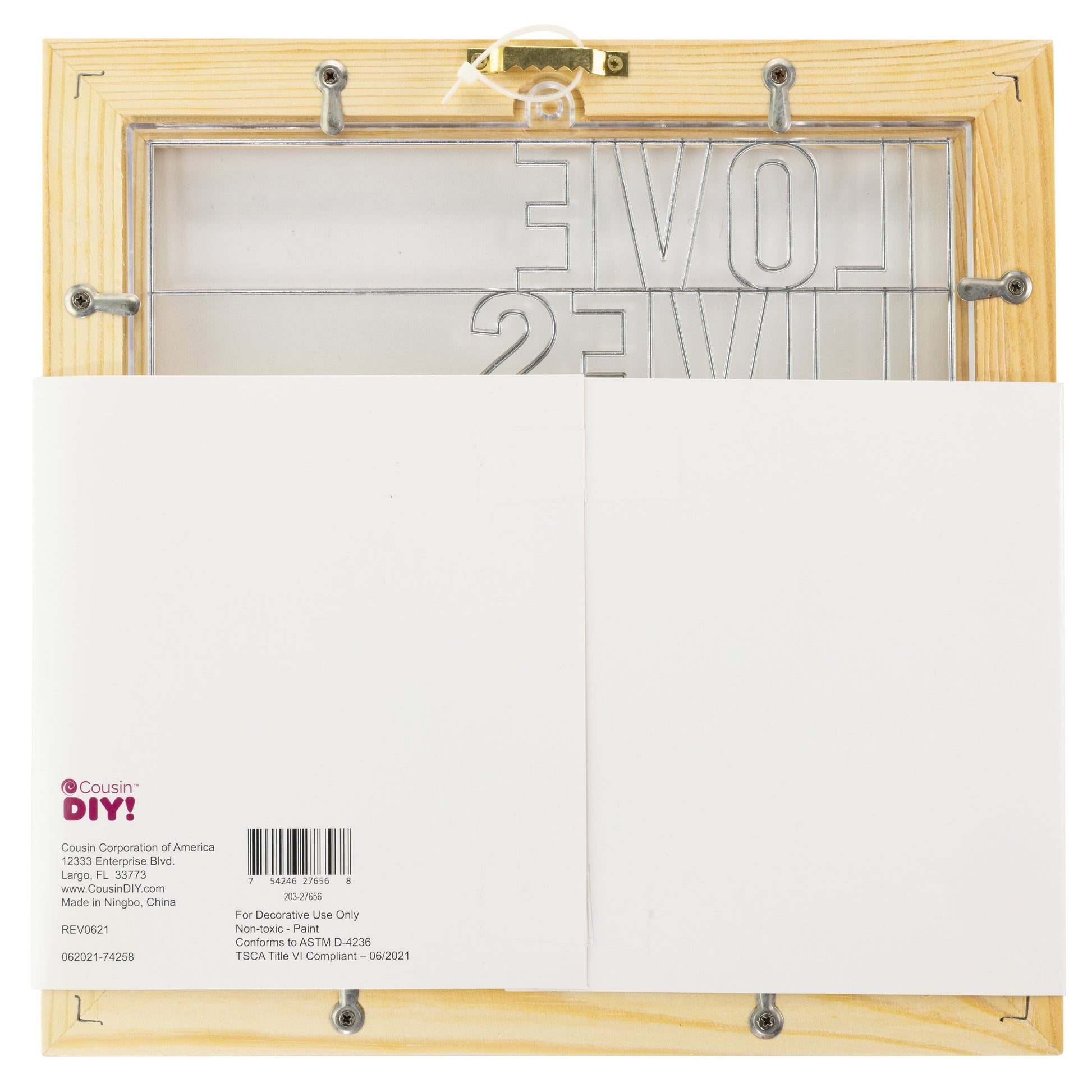 8" x 8" Framed Suncatcher Kits from CousinDIY