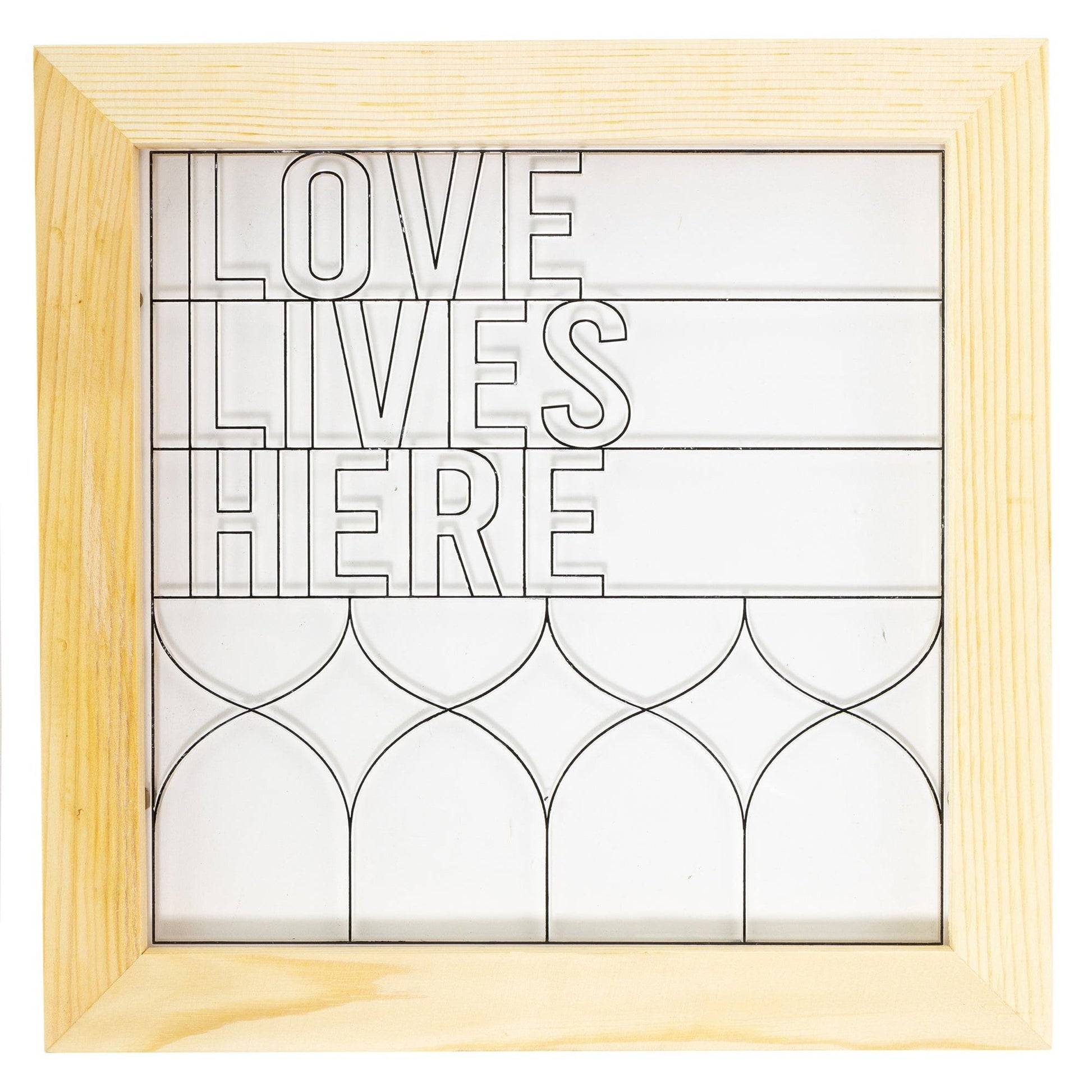 8" x 8" Framed Suncatcher Kits from CousinDIY