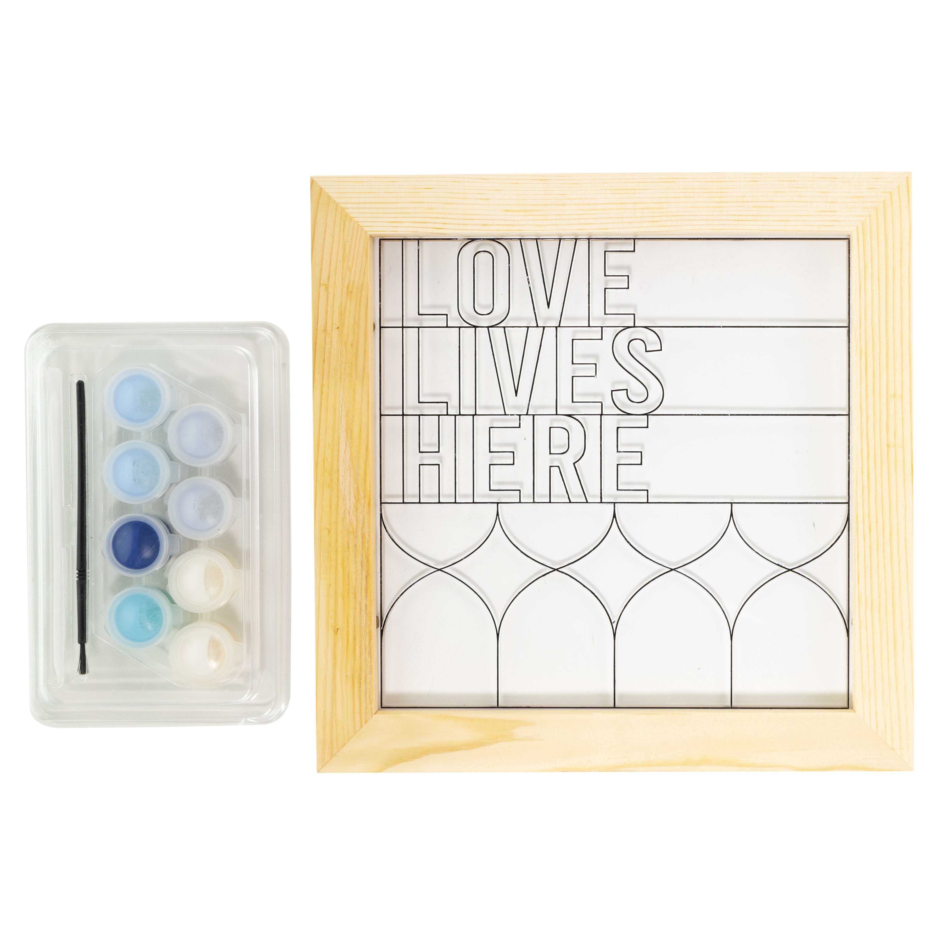 8" x 8" Framed Suncatcher Kits from CousinDIY